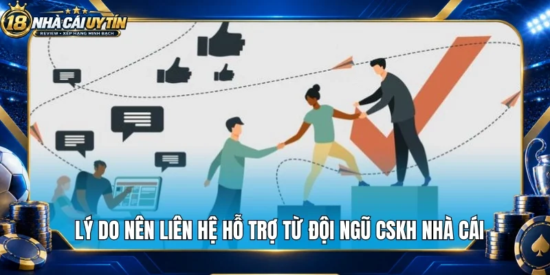 Lý do nên liên hệ hỗ trợ từ đội ngũ CSKH nhà cái