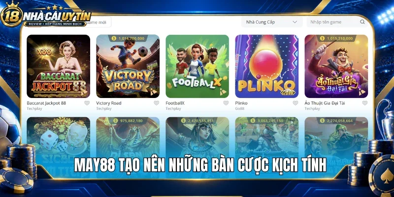 May88 tạo nên những bàn cược kịch tính