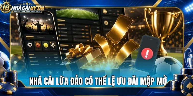 Nhà cái lừa đảo có thể lệ ưu đãi mập mờ