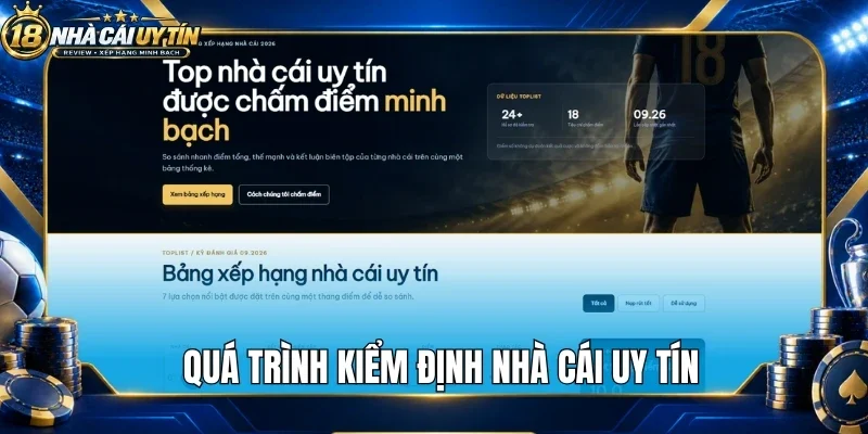 Quá trình kiểm định nhà cái uy tín