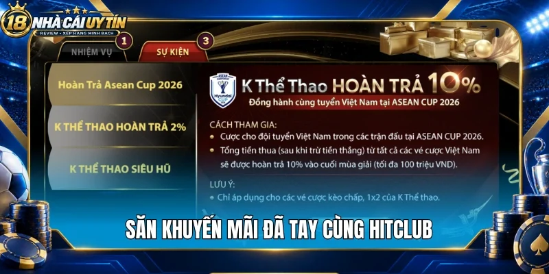 Săn khuyến mãi đã tay cùng Hitclub