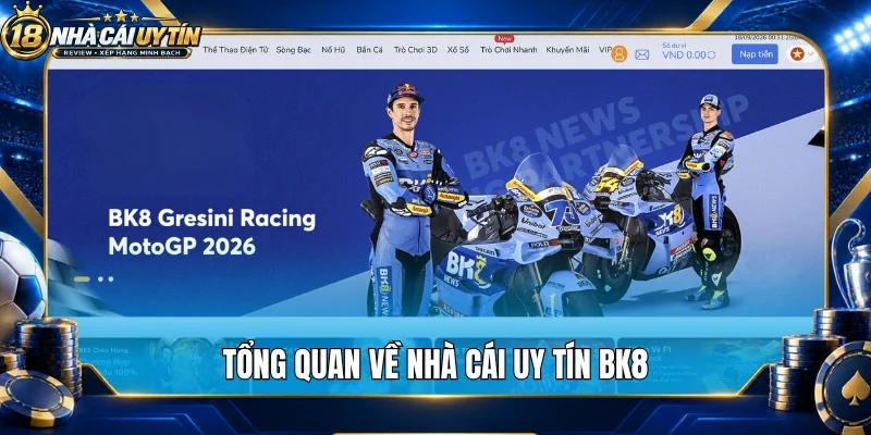 Tổng quan về nhà cái uy tín Bk8