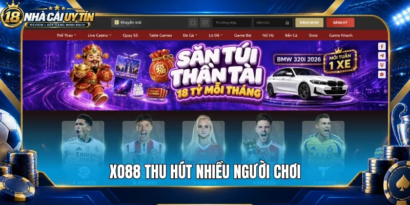 Xo88 thu hút nhiều người chơi