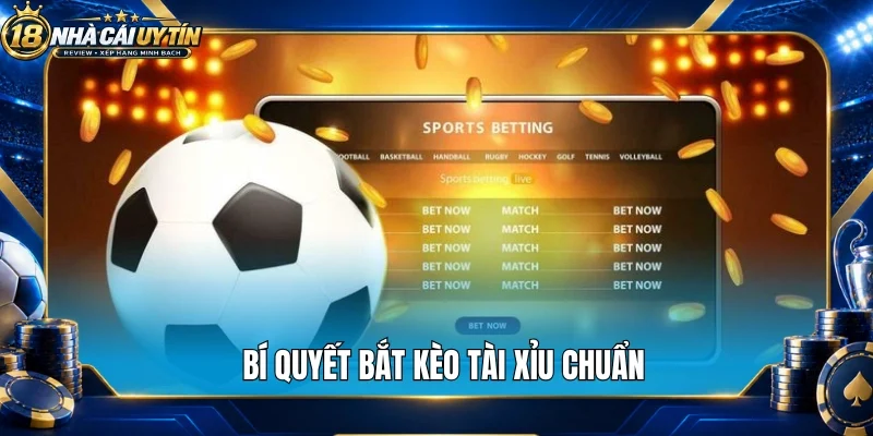 Bí quyết bắt kèo tài xỉu chuẩn