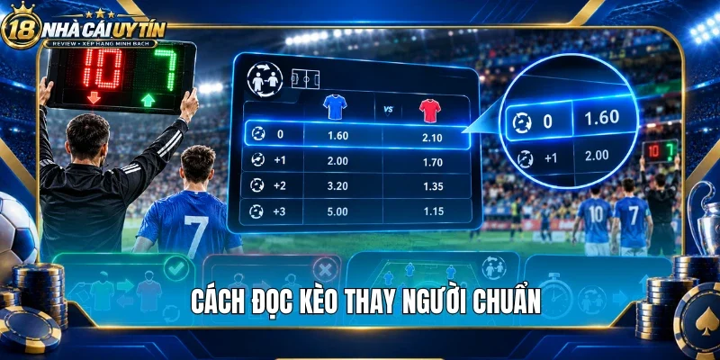 Cách đọc kèo thay người chuẩn