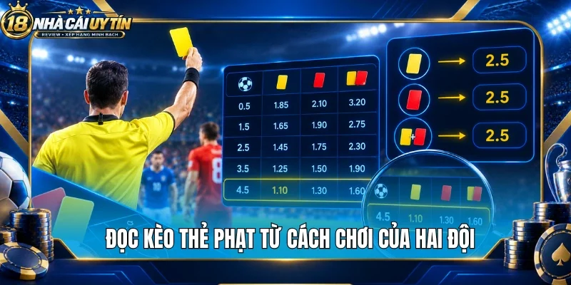 Đọc kèo thẻ phạt từ cách chơi của hai đội