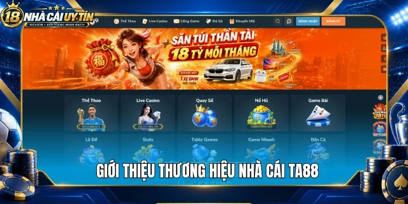Giới thiệu thương hiệu nhà cái Ta88