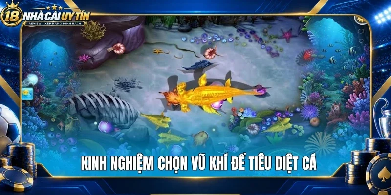 Kinh nghiệm chọn vũ khí để tiêu diệt cá