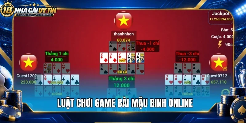 Luật chơi game bài mậu binh online