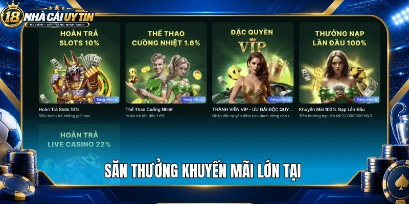 Săn thưởng khuyến mãi lớn tại Fo88