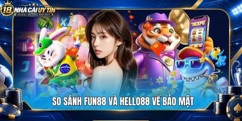 So sánh Fun88 và Hello88 về bảo mật