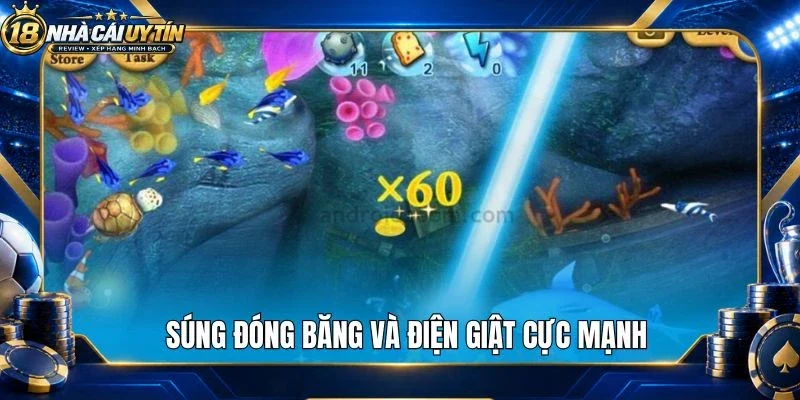 Súng đóng băng và điện giật cực mạnh