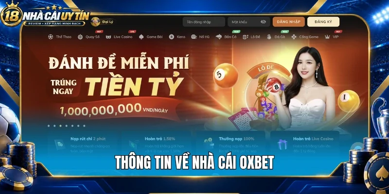 Thông tin về nhà cái Oxbet