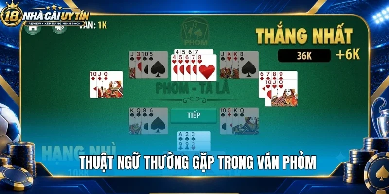 Thuật ngữ thường gặp trong ván phỏm