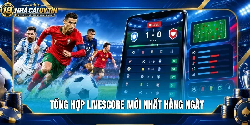 Tổng hợp livescore mới nhất hàng ngày