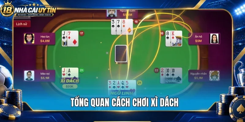 Tổng quan cách chơi xì dách